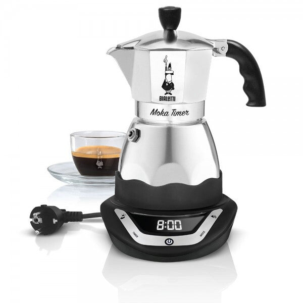 Bialetti EAsy Timer 6 Fuld-auto Elektrisk mokagryde 0,3 L