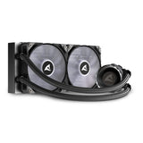 Sharkoon S80 RGB Computerkabinet, Processor Alt-i-en væskekøler 12 cm Sort 1 stk