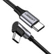 Ugreen 50123 USB-kabel USB 2.0 1 m USB C 0,48 Gbit/sek. 60 W Sort, Sølv