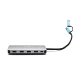 i-tec CANANOTDOCKPD dockingstation Ledningsført USB 3.2 Gen 1 (3.1 Gen 1) Type-A + Type-C Sølv