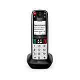 Gigaset EASY 500HX Analog/DECT-telefon Nummervisning Sort, Sølv