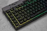Corsair K55 RGB PRO tastatur Spil USB QWERTY Nordisk Sort