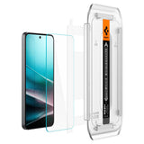 Spigen GLAS.tR EZ Fit Klar skærmbeskytter Samsung 2 stk