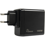 Inter-Tech PD-3100 strømadapter og vekselret Indendørs 100 W Sort