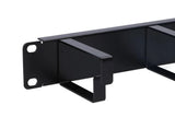 Extralink EX.8680 stativ 1U Kabelbakkepanel Sort