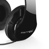 Fantec SHP-250AJ-BB Hovedtelefoner Ledningsført Headset Sort