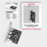 Axagon PCEU-430RS interface-kort/adapter Intern USB 3.2 Gen 1 (3.1 Gen 1)