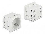DeLOCK 81324 stikkontakt CEE 7/3 Hvid