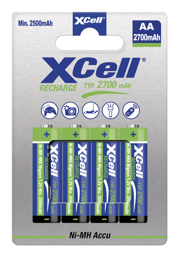 XCell 118740 husholdningsbatteri Genopladeligt batteri AA Nikkel-Metalhydrid (NiMH)