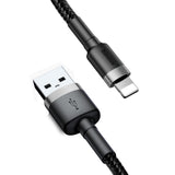 Baseus CALKLF-RG1 Lightning kabel 3 m Grå, Sort