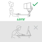 Leitz Ergo pladsbesparende dual monitor arm