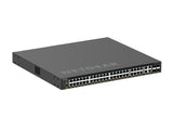NETGEAR MSM4352 Administreret L3 2.5G Ethernet (100/1000/2500) Strøm over Ethernet (PoE) 1U Sort