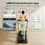 Urevo URTM037 løbebånd 420 x 1080 mm 12 km/t