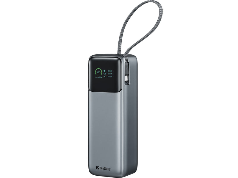 Sandberg 421-31 powerbank Lithium polymer (LiPo) 27000 mAh Sort, Grå