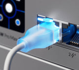 Ubiquiti UACC-Cable-Patch-EL-3M-W netværkskabel Gennemsigtig, Hvid Cat6