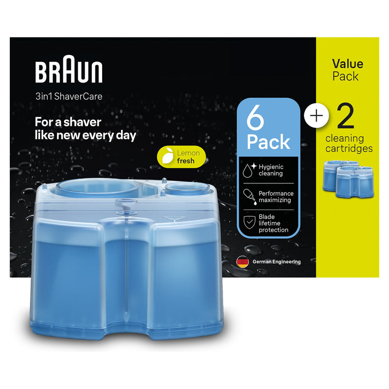 Braun 241595 tilbehør til barbermaskine Rengøringspatron