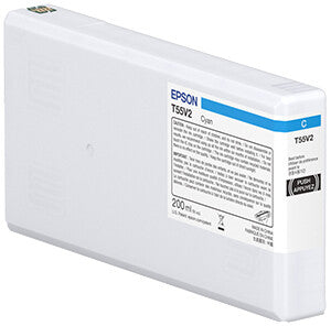 Epson C13T55W200 blækpatron 1 stk Original Blå