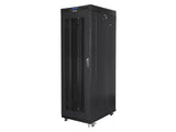 Lanberg FF01-8037-23BL stativ 37U Fritstående reol Sort