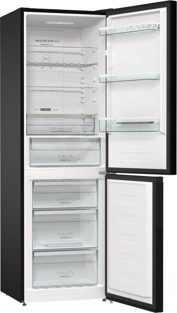 Gorenje NRK6192ABK4 Fritstående 300 L Sort