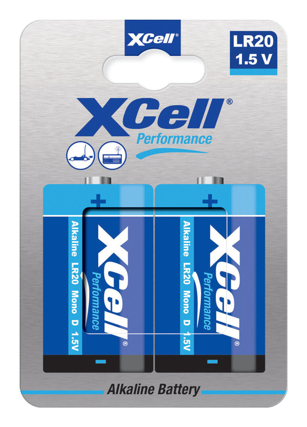 XCell 136154 husholdningsbatteri Engangsbatteri D Alkaline