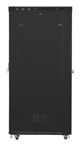Lanberg FF01-6242-12BL stativ 42U Fritstående reol Sort