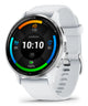 Garmin Venu 3 3,56 cm (1.4") AMOLED 45 mm Digital 454 x 454 pixel Berøringsskærm Sølv, Hvid Wi-Fi GPS (satellit)