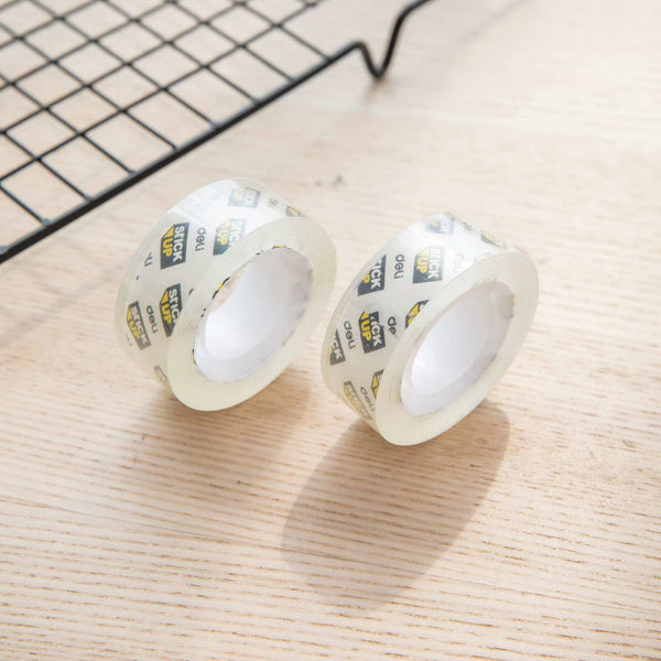 Deli D260504 tape 27 m Transparent 8 stk