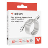 Verbatim 31854 USB-kabel USB 2.0 1,2 m USB C 0,48 Gbit/sek. 100 W Grå