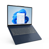 Lenovo IdeaPad Slim 3 16IRH10 Intel® Core™ i5 i5-13420H Laptop 40,6 cm (16") WUXGA 16 GB DDR5-SDRAM 1 TB SSD Wi-Fi 7 (802.11be) Tysk Blå