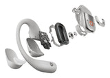SHOKZ OpenFit 2+ Hovedtelefoner Trådløs Ørekrog, I ørerne Opkald/musik Bluetooth Grå