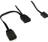 Inter-Tech LC-240 RGB Processor Alt-i-en væskekøler 12 cm Sort 1 stk