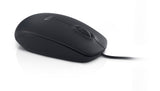 DELL Optical USB-kabelforbundne mus - MS111 - sort