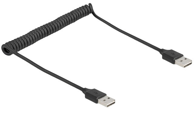 DeLOCK 90124 USB-kabel USB 2.0 0,8 m USB A Sort