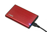 iBox HD-05 HDD/SSD kabinet Rød 2.5"