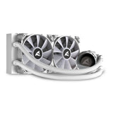 Sharkoon S80 RGB Computerkabinet, Processor Alt-i-en væskekøler 12 cm Hvid 1 stk