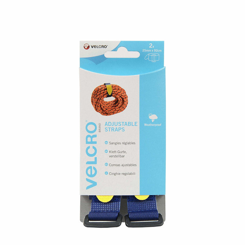 Velcro VEL-EC60327 lynlås Blå, Gul 2 stk
