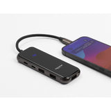DeLOCK 92001 dockingstation Ledningsført USB 3.2 Gen 1 (3.1 Gen 1) Type-C Anthracit
