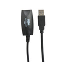 Prokord USBEX02-10m USB-kabel USB 2.0 USB A Sort