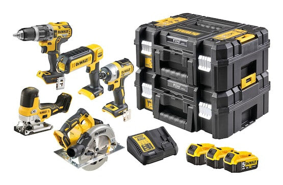 DeWALT DCK500P3T-QW elværktøj kombinationssæt Batteri