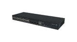 HPE CW 2150 24p 10M/100M/1G 4p SFP+ 1G/10G Administreret Gigabit Ethernet (10/100/1000) Sort