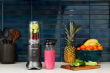 NutriBullet NB1206DGCC 0,9 L Bordplade blender 1200 W Sort, Transparent