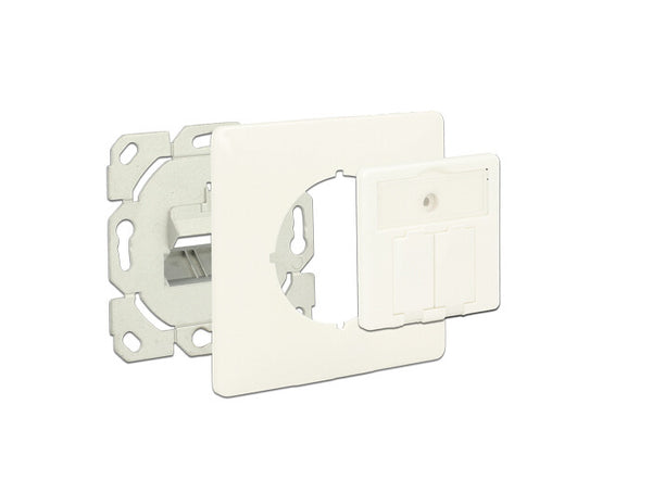 DeLOCK 86219 stikkontakt RJ-45 Hvid