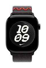 Apple Nike Sport Loop Band Sort Nylon, Genanvendt polyester, Elastan
