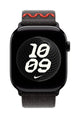 Apple Nike Sport Loop Band Sort Nylon, Genanvendt polyester, Elastan