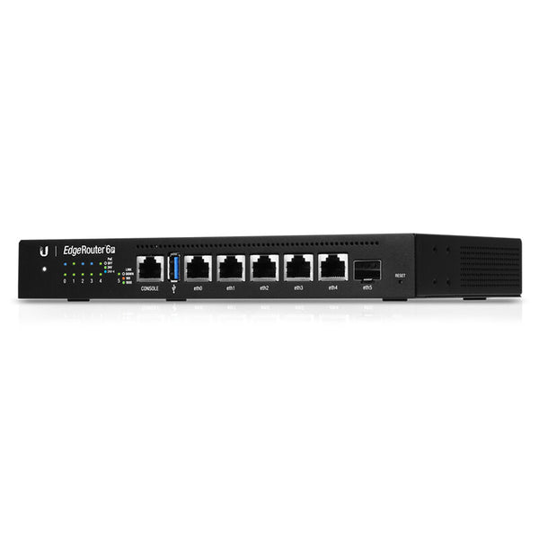 Ubiquiti EdgeRouter 6P kabelforbundet router Gigabit Ethernet Sort