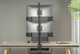Gembird MA-D2-02 skærmbeslag og -stativer 81,3 cm (32") Skrivebord Sort