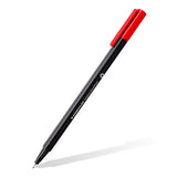 Staedtler 334 C6 fineliner Sort, Blå, Grøn, Rød, Violet 5 stk