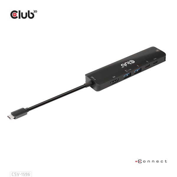CLUB3D CSV-1596 dockingstation USB 3.2 Gen 1 (3.1 Gen 1) Type-C Sort