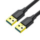 Ugreen 90576 USB-kabel USB 3.2 Gen 1 (3.1 Gen 1) 3 m USB A 5 Gbit/sek. Sort