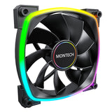 Montech RX140 PWM Computerkabinet Ventilator 14 cm Sort 1 stk